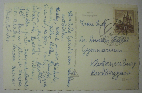 Ansichtskarte Wintersportplatz Fischbach, Steiermark (1962)